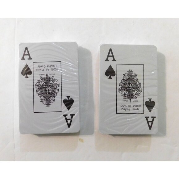 American Flag Playing Cards Double Deck Set 100% Plastic Sealed - Picture 3 of 5